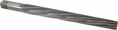 Interstate - #14 Pin, 1.542" Diam, 1-1/4" Small End, 1-1/2" Diam Straight Shank, 14" Flute, Taper Pin Reamer - Makers Industrial Supply