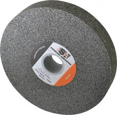 Standard Abrasives - 6" Diam, 1" Face Width, 1" Center Hole, Fine Grade, Silicon Carbide Deburring Wheel - Convolute, Density 9 Grade, 6,000 RPM - Makers Industrial Supply