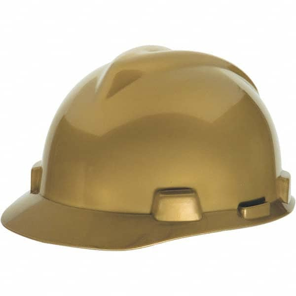 MSA - ANSI Type I Class E 4-Point Pin Lock Short Brim Hard Hat - Makers Industrial Supply