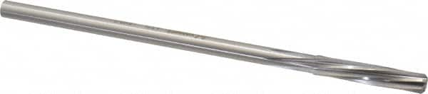 Made in USA - 9/32" High Speed Steel 6 Flute Chucking Reamer - Spiral Flute, 1/4" Straight Shank, 1-1/2" Flute Length, 6" OAL - Makers Industrial Supply