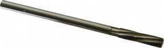 Made in USA - 27/64" High Speed Steel 6 Flute Chucking Reamer - Spiral Flute, 0.373" Straight Shank, 1-3/4" Flute Length, 7" OAL - Makers Industrial Supply