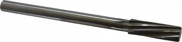 Made in USA - 25/32" High Speed Steel 8 Flute Chucking Reamer - Makers Industrial Supply