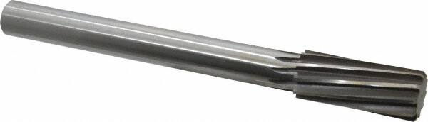 Made in USA - 1-1/4" High Speed Steel 10 Flute Chucking Reamer - Makers Industrial Supply