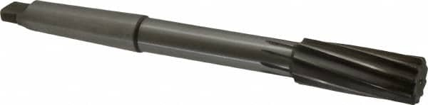 Made in USA - 1-1/8" High Speed Steel 10 Flute Chucking Reamer - Makers Industrial Supply