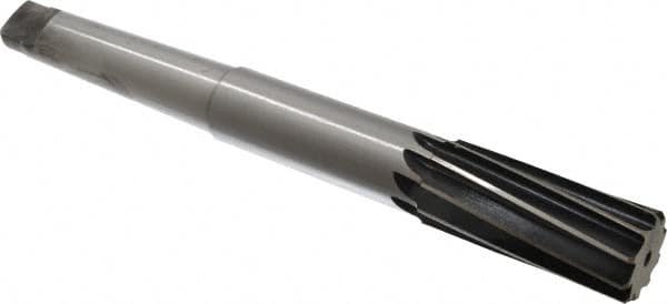 Made in USA - 1-1/2" High Speed Steel 12 Flute Chucking Reamer - Makers Industrial Supply