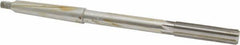 Interstate - 7/16" High Speed Steel 6 Flute Chucking Reamer - Straight Flute, 1MT Morse Taper Shank, 1-3/4" Flute Length, 7" OAL - Makers Industrial Supply