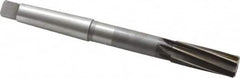 Interstate - 15/16" High Speed Steel 8 Flute Chucking Reamer - Spiral Flute, 3MT Morse Taper Shank, 2-5/8" Flute Length, 10" OAL - Makers Industrial Supply