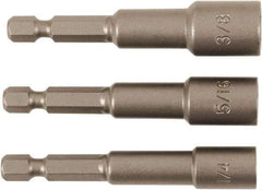 Wiha - 1/4" Drive, Nut Setter Screwdriver Bit - 2-1/2" OAL - Makers Industrial Supply