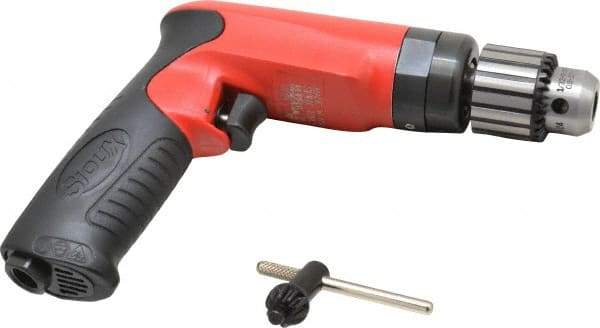 Sioux Tools - 3/8" Keyed Chuck - Pistol Grip Handle, 2,600 RPM, 14.16 LPS, 30 CFM, 1 hp - Makers Industrial Supply