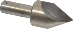 Interstate - 1" Head Diam, 1/2" Shank Diam, 1 Flute 60° High Speed Steel Countersink - Makers Industrial Supply