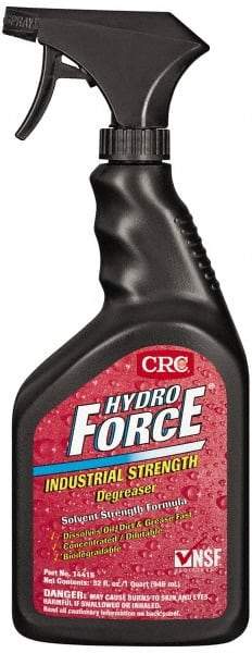 CRC - 32 oz Spray Bottle Cleaner/Degreaser - Liquid, Concentrated, Unscented - Makers Industrial Supply