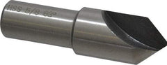 Interstate - 5/8" Head Diam, 1/2" Shank Diam, 1 Flute 82° High Speed Steel Countersink - Bright Finish, 2-1/4" OAL, Single End, Straight Shank, Right Hand Cut - Makers Industrial Supply