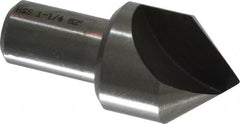 Interstate - 1-1/4" Head Diam, 3/4" Shank Diam, 1 Flute 82° High Speed Steel Countersink - Makers Industrial Supply