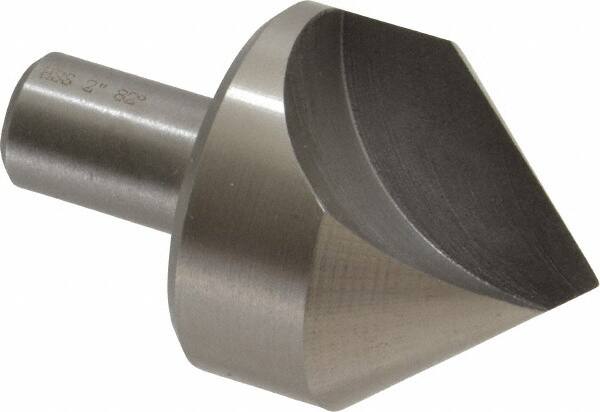 Interstate - 2" Head Diam, 3/4" Shank Diam, 1 Flute 82° High Speed Steel Countersink - Makers Industrial Supply