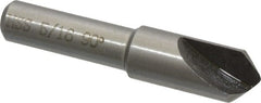 Interstate - 5/16" Head Diam, 1/4" Shank Diam, 1 Flute 90° High Speed Steel Countersink - Makers Industrial Supply