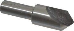 Interstate - 3/4" Head Diam, 1/2" Shank Diam, 1 Flute 90° High Speed Steel Countersink - Makers Industrial Supply