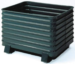 Steel King - 41-1/2" Long x 48" Wide x 28-1/2" High Steel Bin-Style Bulk Container - 4,000 Lb. Load Capacity - Makers Industrial Supply