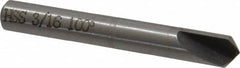 Interstate - 3/16" Head Diam, 3/16" Shank Diam, 1 Flute 100° High Speed Steel Countersink - Makers Industrial Supply