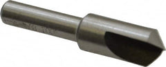 Interstate - 3/8" Head Diam, 1/4" Shank Diam, 1 Flute 100° High Speed Steel Countersink - Makers Industrial Supply