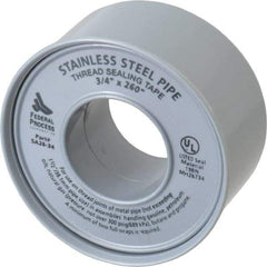 Federal Process - 3/4" Wide x 260" Long High Density Pipe Repair Tape - 4.3 mil Thick, -450 to 550°F, Nickel - Makers Industrial Supply