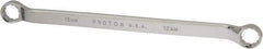 Proto - 12mm x 13mm 12 Point Offset Box Wrench - Double End, 8-7/8" OAL, Steel, Polished Finish, 7.5° Offset - Makers Industrial Supply