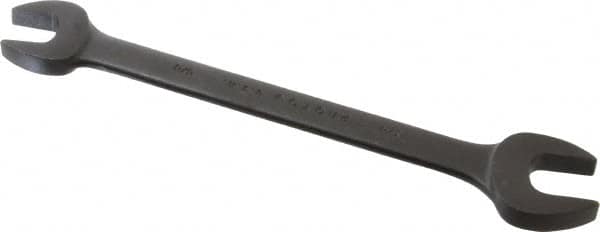 Proto - 5/8" x 3/4" Standard Open End Wrench - 8-43/64" OAL, Double End, Black Finish, 15° Head Angle - Makers Industrial Supply