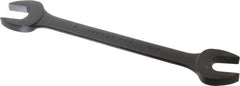 Proto - 15/16" x 1" Standard Open End Wrench - 11-31/64" OAL, Double End, Black Finish, 15° Head Angle - Makers Industrial Supply