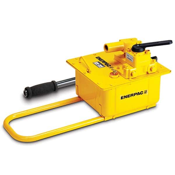 Enerpac - Manual Hydraulic Pumps Number of Stages: 2.000 Oil Volume Per Stroke (Cu. In.): 7.69 - Makers Industrial Supply