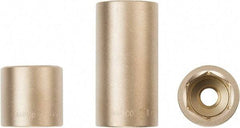 Ampco - 1" Drive, Standard Hand Socket - 6 Points, Aluminum Bronze - Makers Industrial Supply