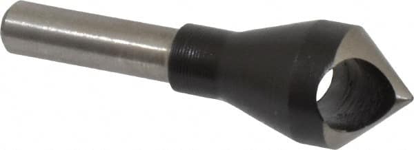 Interstate - 1/4" Shank Diam, 0 Flute 82° High Speed Steel Countersink - Makers Industrial Supply