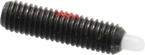 Gibraltar - M5 x 0.8, 19mm Thread Length, 3mm Plunger Projection, Steel Threaded Spring Plunger - 2.36mm Max Plunger Diam, 19mm Plunger Length, 1.3 Lb Init End Force, 2.7 Lb Final End Force, 2.5mm Hex - Makers Industrial Supply