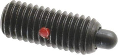 Gibraltar - 1/2-13, 1-1/4" Thread Length, 1/4" Plunger Projection, Steel Threaded Spring Plunger - 1/4" Max Plunger Diam, 1-1/4" Plunger Length, 6.6 Lb Init End Force, 17.4 Lb Final End Force, 1/4" Hex - Makers Industrial Supply