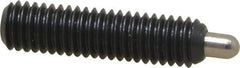 Gibraltar - 10-32, 3/4" Thread Length, 1/8" Plunger Projection, Steel Threaded Spring Plunger - 0.092" Max Plunger Diam, 3/4" Plunger Length, 1.3 Lb Init End Force, 2.7 Lb Final End Force, 1/16" Hex - Makers Industrial Supply