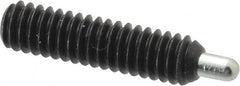 Gibraltar - 1/4-20, 1" Thread Length, 3/16" Plunger Projection, Steel Threaded Spring Plunger - 0.118" Max Plunger Diam, 1" Plunger Length, 1 Lb Init End Force, 4 Lb Final End Force, 5/64" Hex - Makers Industrial Supply