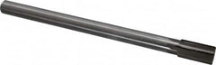 Interstate - 3/4" Diam, 0.623 to 0.625" Max Diam Straight Shank, 1-3/8" Flute Length, Machine Expansion Reamer - Straight Flute, 9-1/2" OAL, Right Hand Cut, 6 Flutes, High Speed Steel, Bright Finish - Makers Industrial Supply