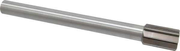 Interstate - 1-3/8" Diam, 0.998 to 1" Max Diam Straight Shank, 2" Flute Length, Machine Expansion Reamer - Straight Flute, 12" OAL, Right Hand Cut, 8 Flutes, High Speed Steel, Bright Finish - Makers Industrial Supply