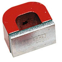 General - 1 Hole, 3/16" Hole Diam, 3" Overall Width, 15/16" Deep, 2-1/2" High, 50 Lb Average Pull Force, Alnico Power Magnets - 3/4" Pole Width - Makers Industrial Supply