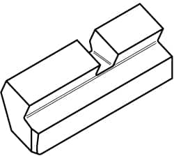 Kennametal - BDHX0802 Grade KD1415 PCD Milling Insert - Uncoated, 0.0906" Thick - Makers Industrial Supply