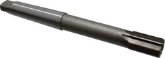 Interstate - 1-1/4" Diam, 0.998 to 0.9995" Max Diam 4MT Morse Taper Shank, 1-7/8" Flute Length, Machine Expansion Reamer - Straight Flute, 11-1/2" OAL, Right Hand Cut, 8 Flutes, High Speed Steel, Bright Finish - Makers Industrial Supply