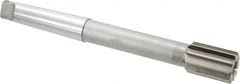 Interstate - 1-1/2" Diam, 1.248 to 1.25" Max Diam 4MT Morse Taper Shank, 2-1/8" Flute Length, Machine Expansion Reamer - Straight Flute, 12-1/2" OAL, Right Hand Cut, 10 Flutes, High Speed Steel, Bright Finish - Makers Industrial Supply