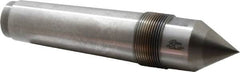 Riten - 1-3/4" Head Diam, Carbide-Tipped Steel Standard Point Solid Dead Center - 5MT Morse Taper, 1-3/4" Point Diam, 2-1/2" Point Length, 3-21/32" OAL - Makers Industrial Supply