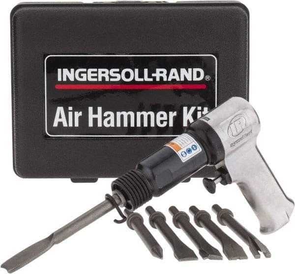 Ingersoll-Rand - 3,000 BPM, 2.28 Inch Long Stroke, Pneumatic Chiseling Hammer - 15 CFM Air Consumption, 1/4 NPTF Inlet - Makers Industrial Supply