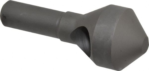 Weldon - 1-1/8" Head Diam, 1/2" Shank Diam, 90° High Speed Steel Countersink - Makers Industrial Supply