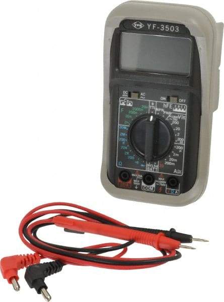 Value Collection - YF-3503, 1,000 VDC, Digital Multimeter - 20 mOhm, Measures Voltage, Capacitance, Current, Resistance - Makers Industrial Supply