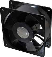 Value Collection - 115 Volts, AC, 260 CFM, Square Tube Axial Fan - 0.49 Amp Rating, 2,900 to 3,400 RPM, 6.3" High x 6.3" Wide x 2.44" Deep - Makers Industrial Supply