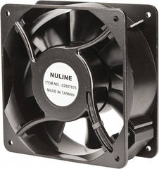 Value Collection - 230 Volts, AC, 260 CFM, Square Tube Axial Fan - 0.28 Amp Rating, 2,900 to 3,400 RPM, 6.3" High x 6.3" Wide x 2.44" Deep - Makers Industrial Supply