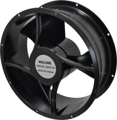 Value Collection - 230 Volts, AC, 550 CFM, Round Tube Axial Fan - 0.19 Amp Rating, 1,400 to 1,650 RPM, 10" High x 10" Wide x 3-1/2" Deep - Makers Industrial Supply