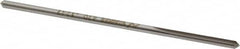 Made in USA - 0.1247" High Speed Steel 4 Flute Dowel Pin Chucking Reamer - Makers Industrial Supply