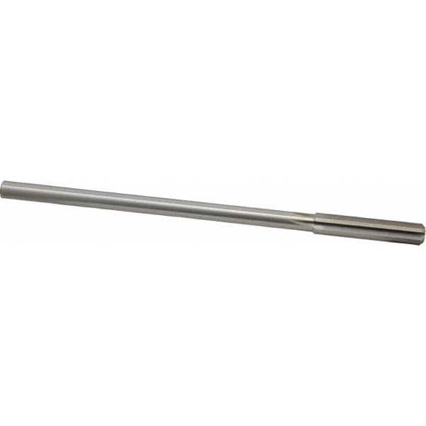 Made in USA - 0.3745" High Speed Steel 6 Flute Dowel Pin Chucking Reamer - Makers Industrial Supply