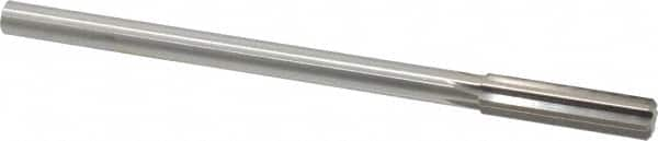 Made in USA - 0.437" High Speed Steel 6 Flute Dowel Pin Chucking Reamer - Makers Industrial Supply